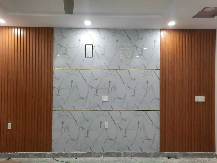 Ốp tường vân đá nhựa PVC tại Hải Phòng